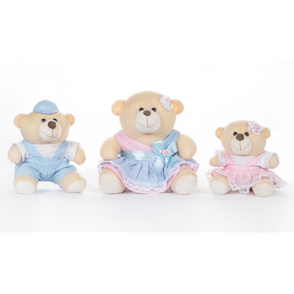 Ursinhos de Pelúcia Chá Revelação Bebe Decoração Festa Presente Bebê Menino Menina