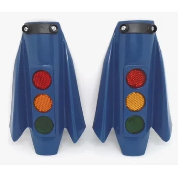 Parabarro Rabo De Peixe Plastico Azul (1 Par).