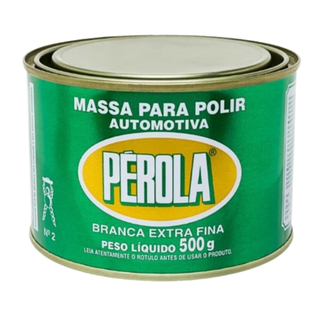 Massa de Polir Automotiva Pérola 500g – Acabamento Extra Fino e Brilho Duradouro