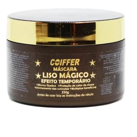Máscara Liso Mágico Coiffer 250g | Liso Perfeito e Duradouro | Sem Frizz | Proteção Térmica