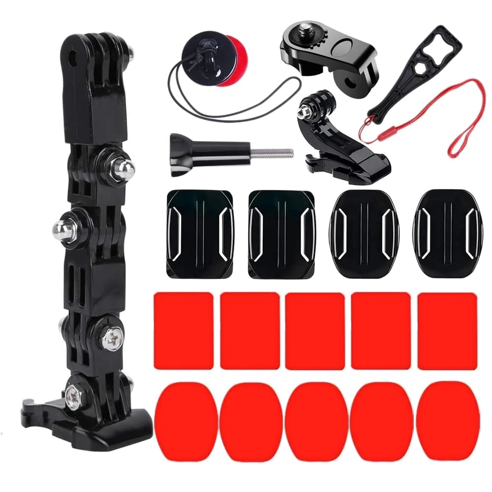 Kit Lateral De Suporte Para Capacete Gopro Sjcam Eken