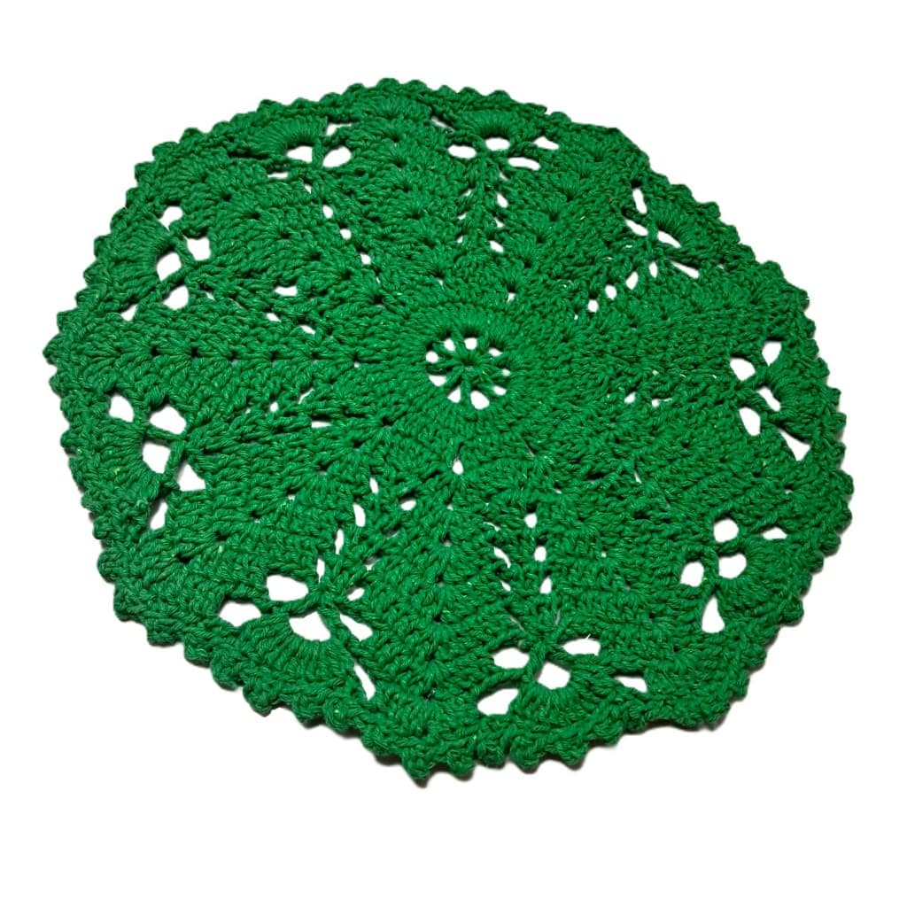 Sousplat em Crochê Supla Suplat Crochet Toalha Centro de Mesa Croche Natal Natalino Artesanal