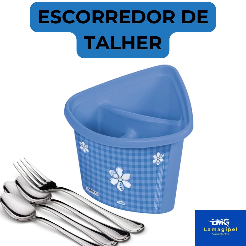 ESCORREDOR DE TALHER  PORTA TALHER ORGANIZADOR DE PIA 530 ML
