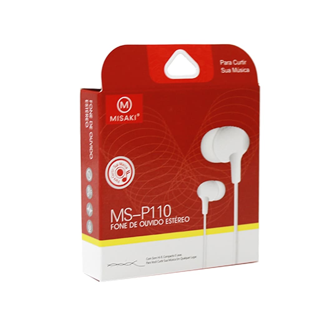 Fone de Ouvido com Microfone e Oucest Misaki