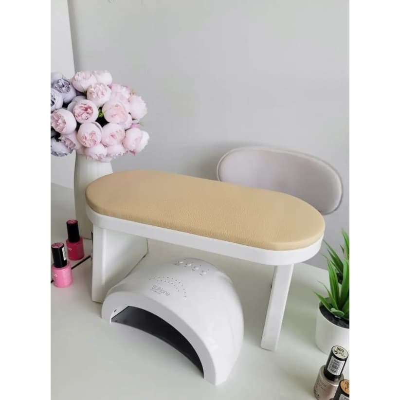 Apoio de Mão Manicure Cabine de Unha em Gel Bege
