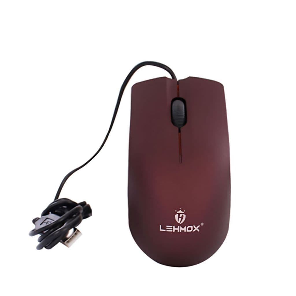 Mouse Óptico Básico Com Fio Usb Lehmox LEY-1512