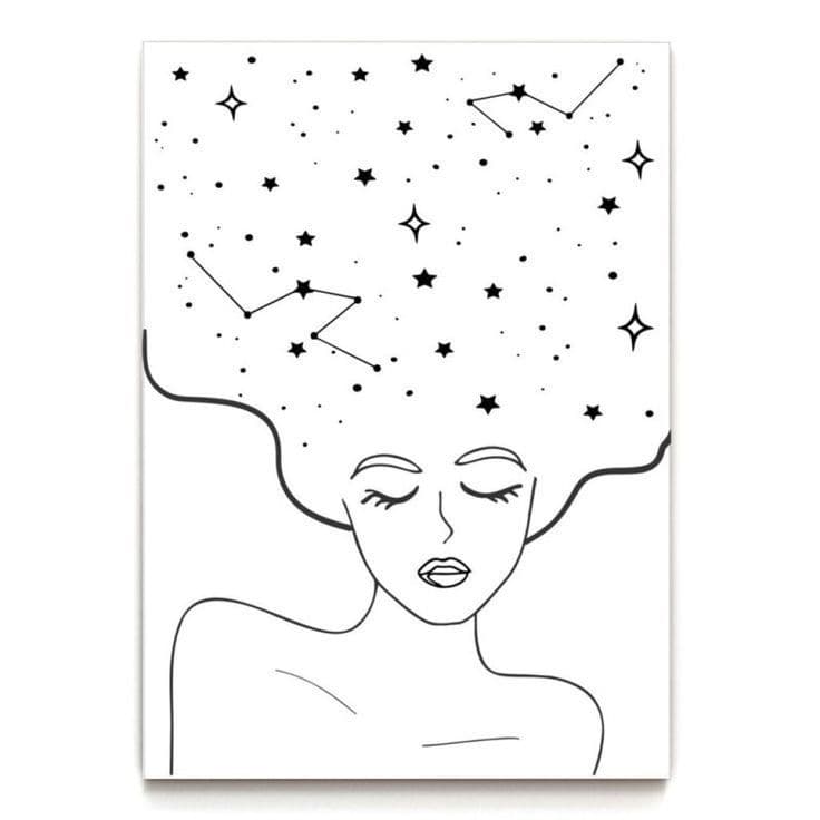 QUADRO DECORATIVO-MENTE-1PEÇA-DECORAÇÃO