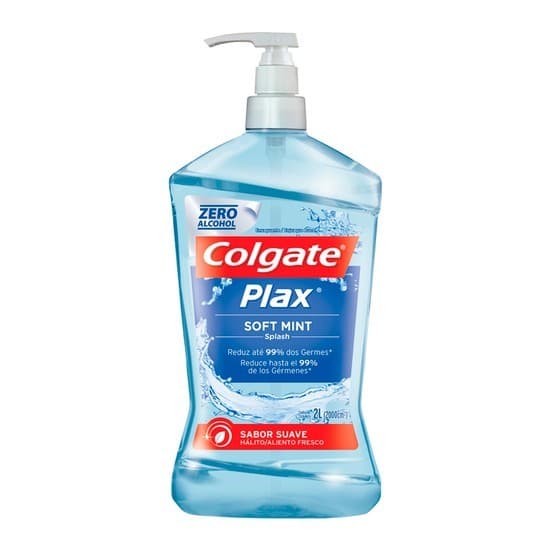 Enxaguante Bucal Colgate Plax Com Dosador Soft Mint 2L - Sem Álcool