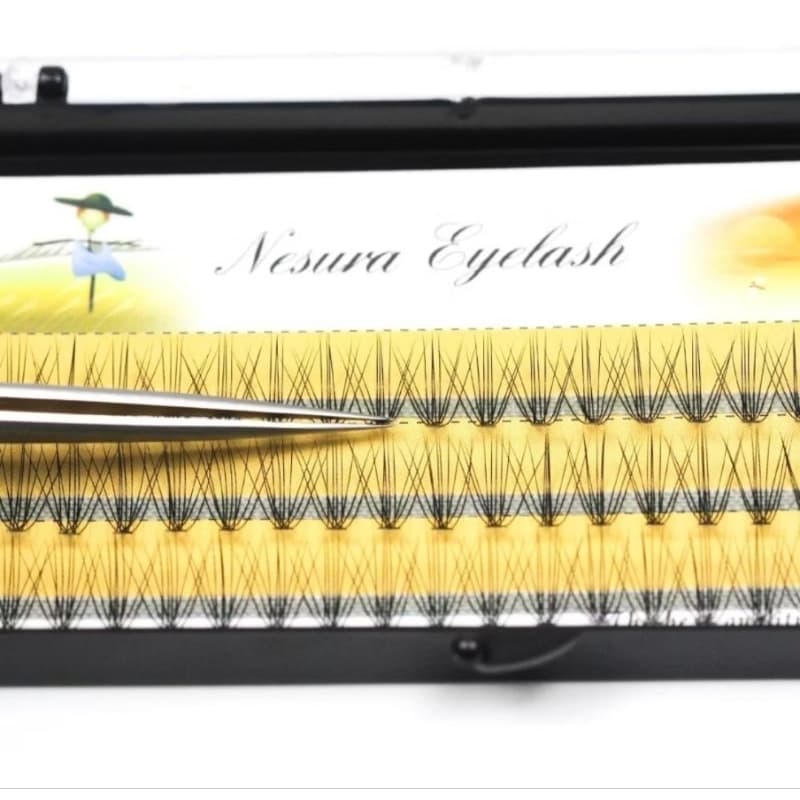 Cílios tufos sem nó Nesura Eyelash