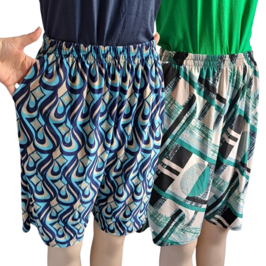 Bermuda Feminina malha fria Liganete - Shorts Senhoras  Fresquinho Dia a Dia - kit Escolha o Seu