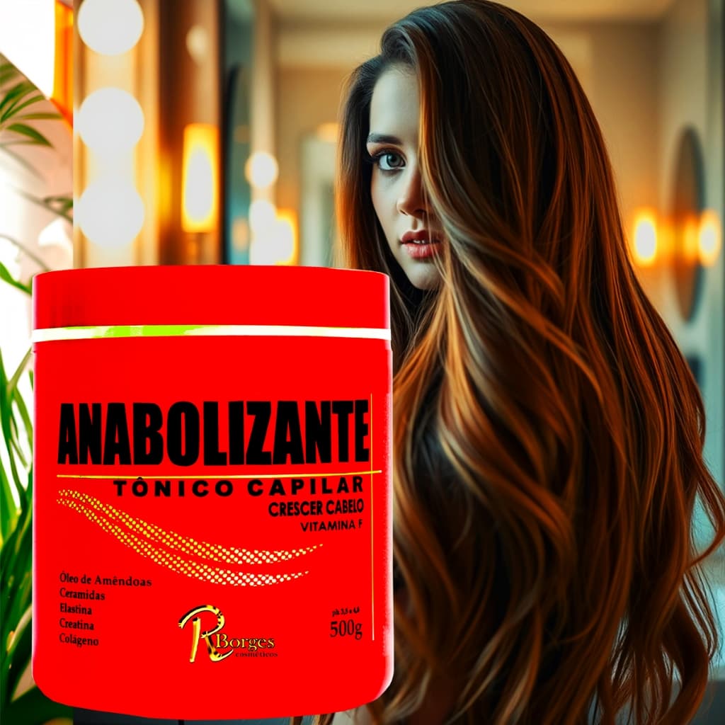 Crescer Cabelo Fortificação Capilar cabelo Anabolizante Original Faz Seu Cabelo Crescer Rápido