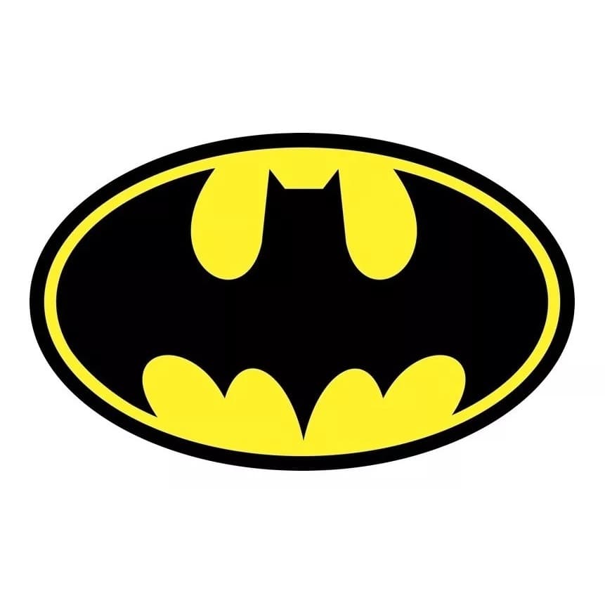 Kit 2 Adesivos Batman - Tamanhos 15cm X 8,5cm ou 25 cm X 15cm