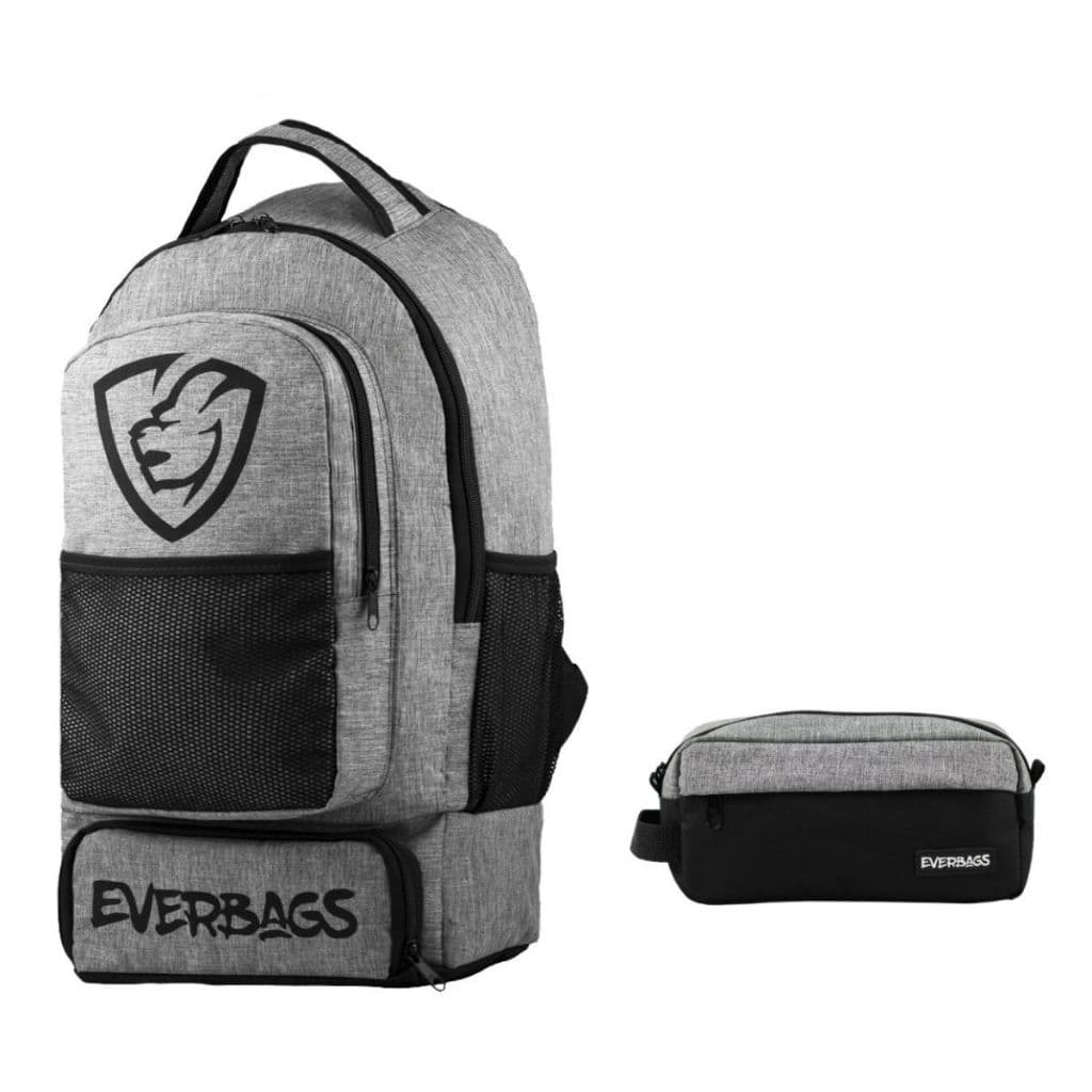 Mochila Térmica Cinza + Estojo Necessaire Cinza