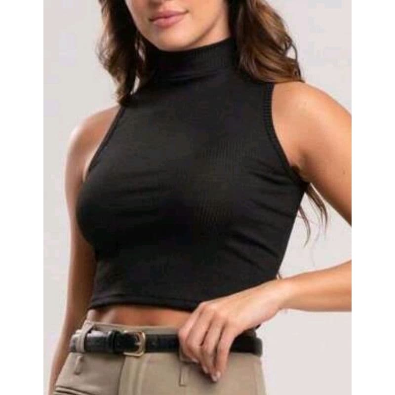 REGATA GOLA ALTA FEMININA MODA RIBANA
