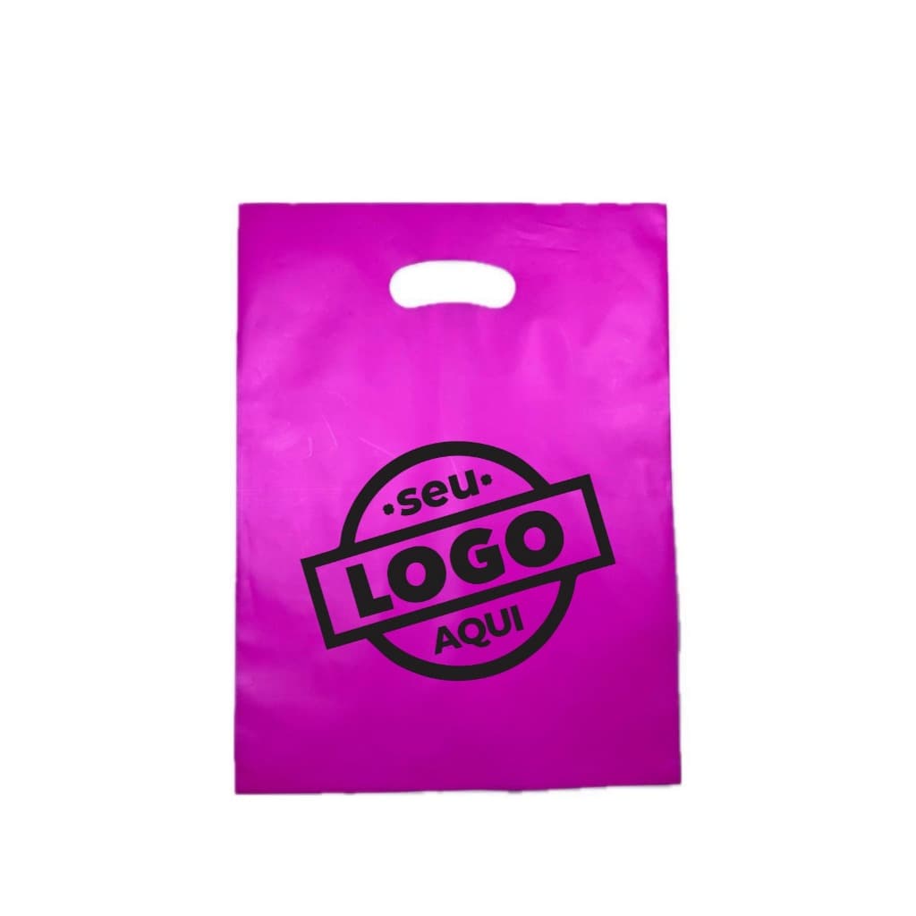 Sacola Personalizada com o SEU LOGO Boca Vazada 30x40 50 unidades
