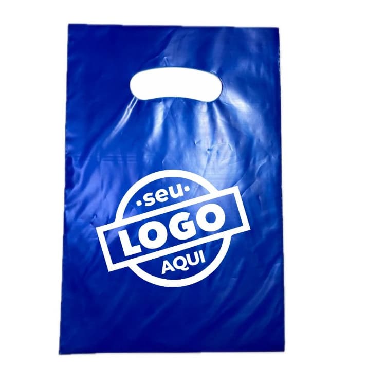 Sacola Plastica Boca Vazada, Boca de Palhaço 20x30 100 unidades