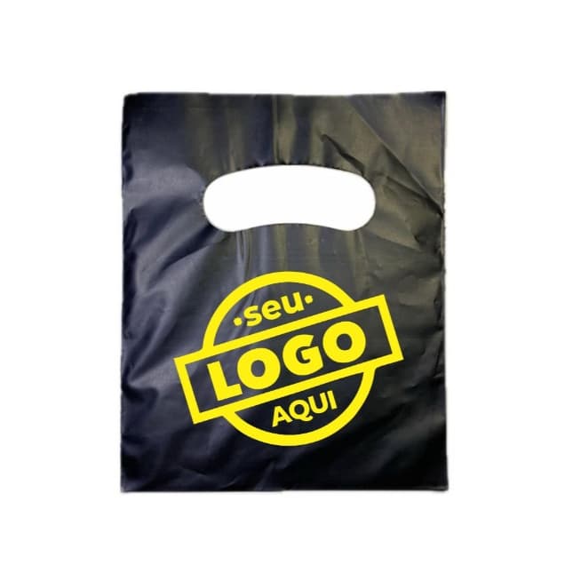 Sacola Plastica Boca Vazada 16x20 Personalizado