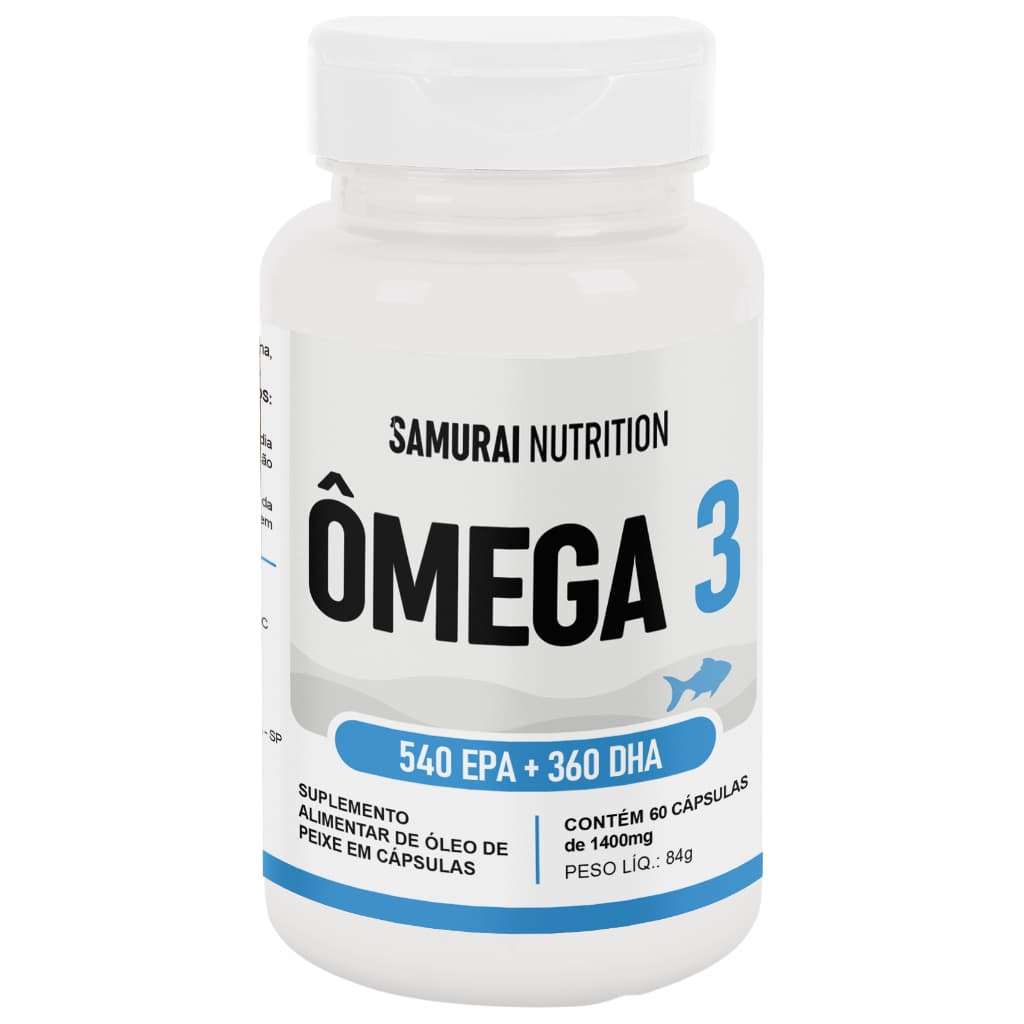 Ômega 3 Samurai Nutrition 60 Cápsulas