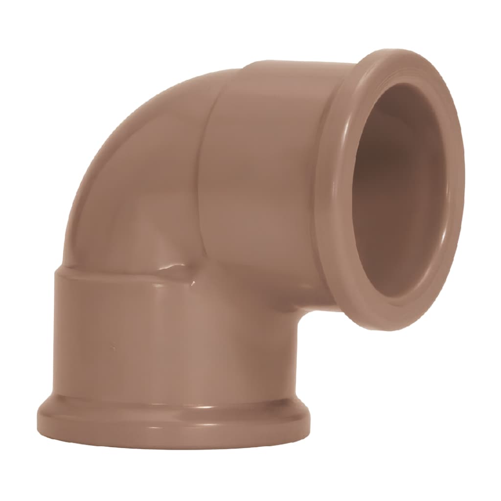 Joelho Soldavel 90° 20mm Pvc Marrom 11670 Amanco