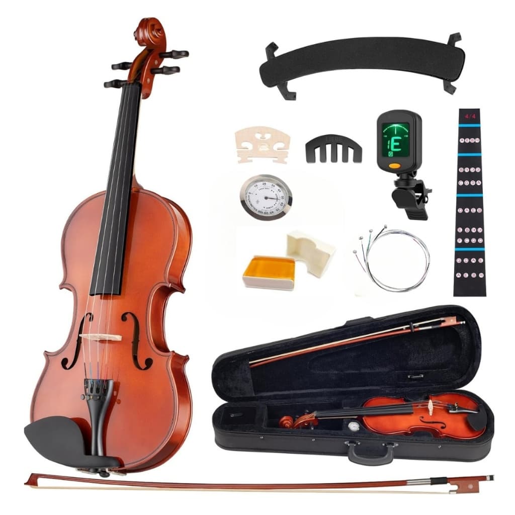 Violino 4/4 Acústico Voik V4-1A Completo C/ Estojo Luxo