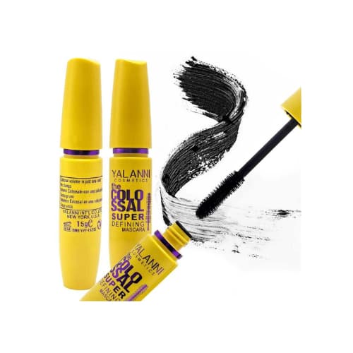 Máscara de Cílios Preto The Colossal Yalanni Super Volume Alongador Rímel