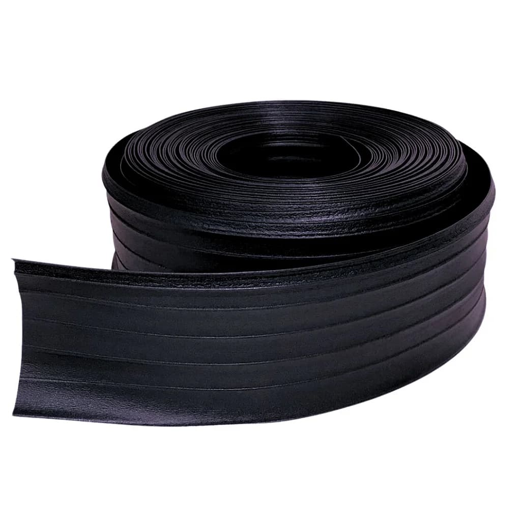 Separador de Grama Limitador P/ Jardim Hortas Divisor Preto