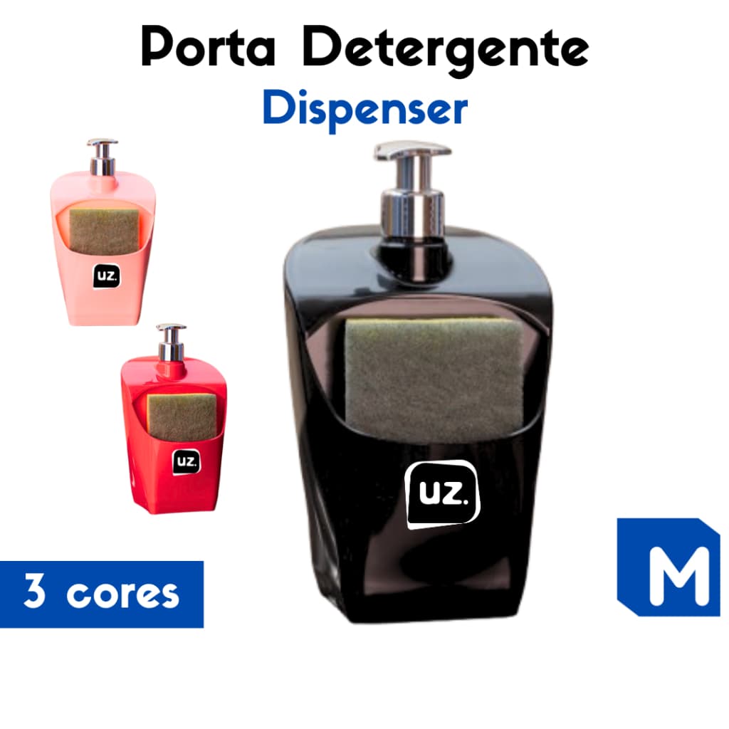 Porta Detergente Dispenser Cozinha Suporte Esponja UZ
