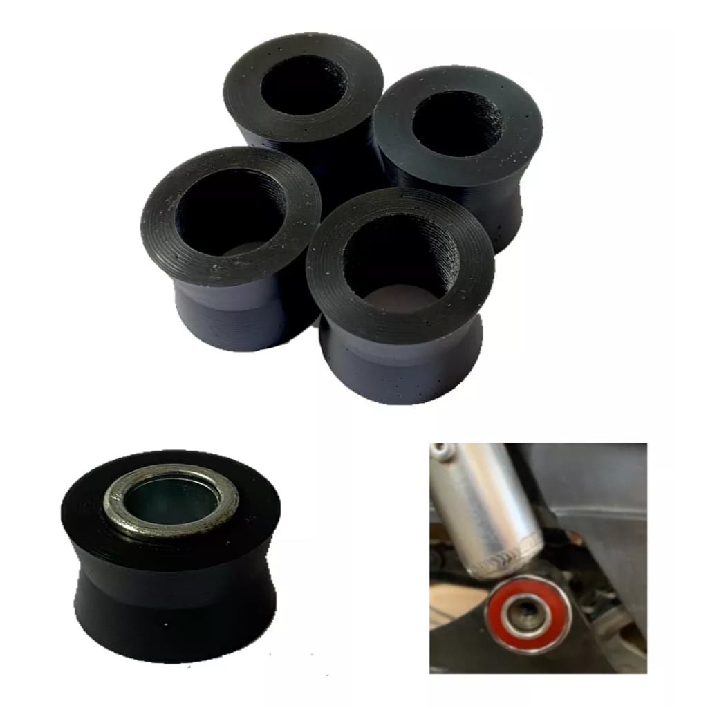Bucha Amortecedor (superior E Inferior) Cg160 PRETO