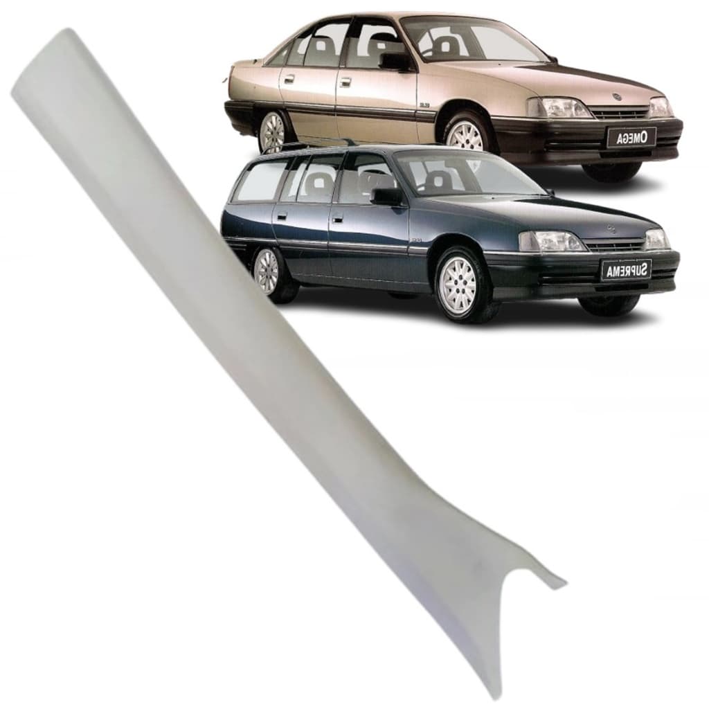 Acabamento Moldura da Coluna Ômega Suprema 92/98 Direita Cinza Gelo