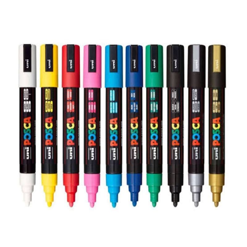 Caneta Marcador Uni Ball Posca Pc-5m (Cores)