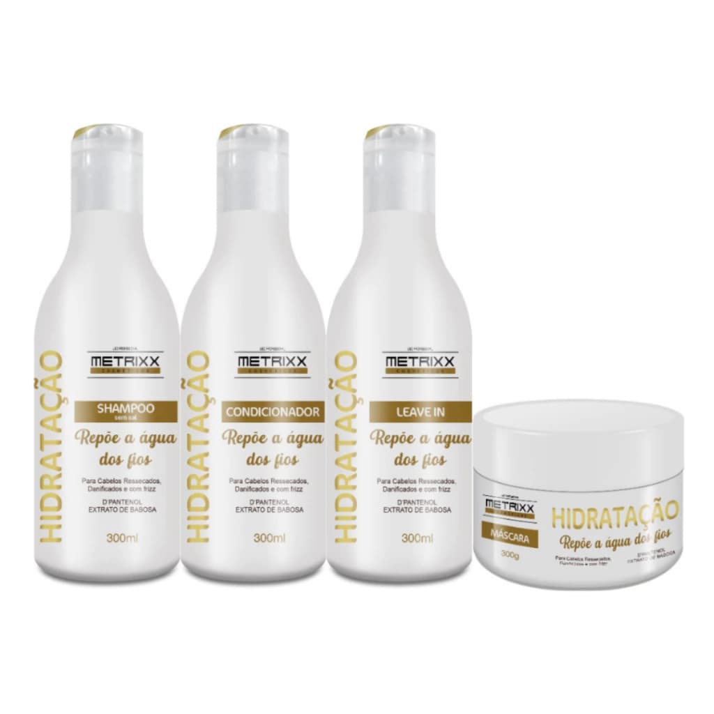 Kit Hidratação Repositor de Água Capilar Profissional Salão Cronograma