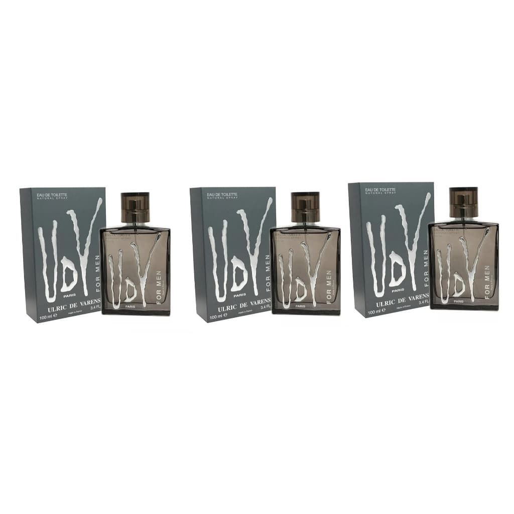 KIT COM 3 PEÇAS DO PERFUME UDV FOR MEN 100 ML ORIGINAL LACRADO