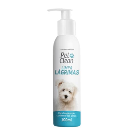 Limpa Lagrimas Para Cachorro e Gato Pet Clean 100ml