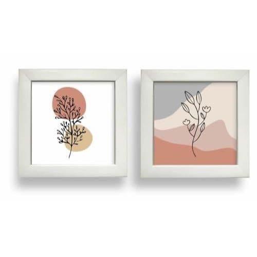 KIT 2 QUADROS DECORATIVOS-20X20