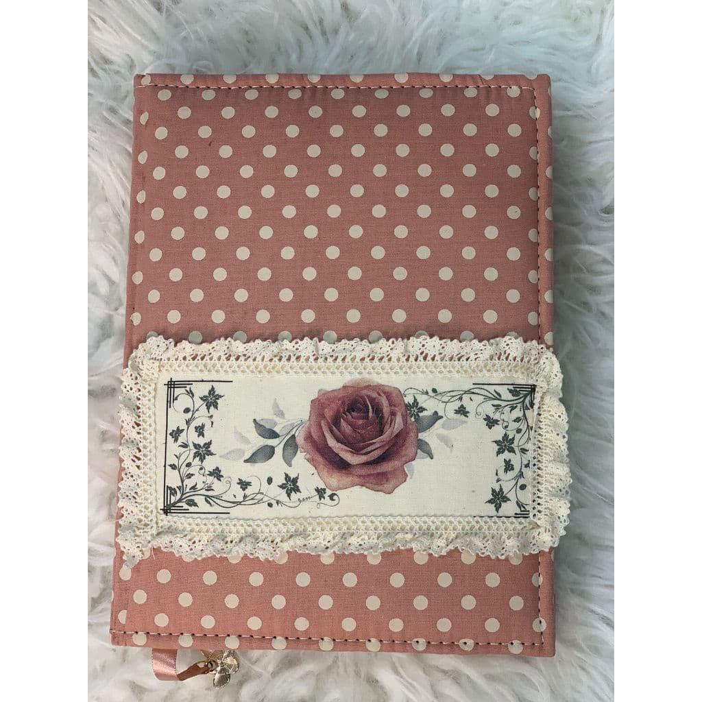 CADERNO VINTAGE ROSAS