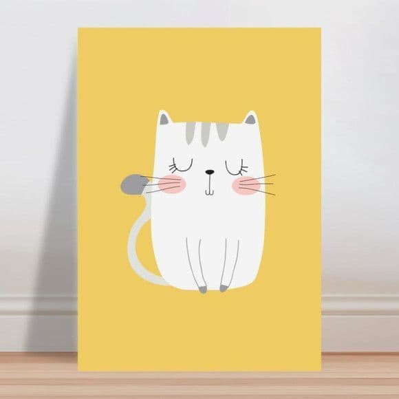 QUADRO DECORATIVO-GATINHO FOFO-1 PEÇA-20X30