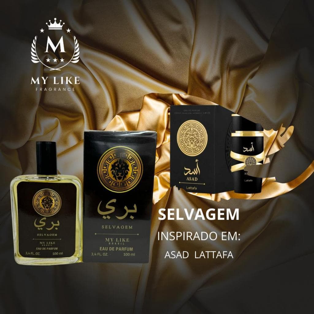 Perfume Arab Masculino 100ml Alta Fixação Perfumes My Like - ENVIO IMEDIATO