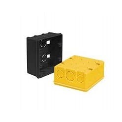 KIT 5 unidades - CAIXA LUZ 4X4 METASUL AMARELA ou PRETA - Metasul