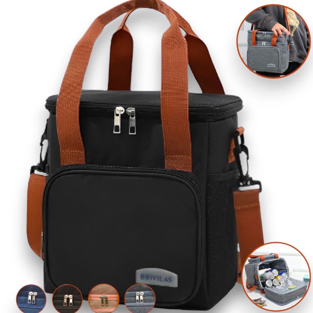 Bolsa Térmica Feminina Masculina Porta Marmita Lanche Bebida Grande Capacidade Para Piquenique Para Viagens Ao Ar Livre