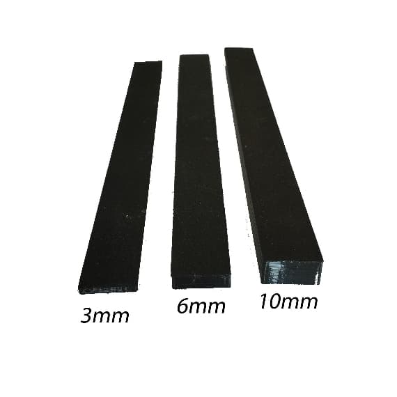 Réguas Niveladoras para biscuit e massas 3 medidas (10 mm, 6 mm e 3 mm)