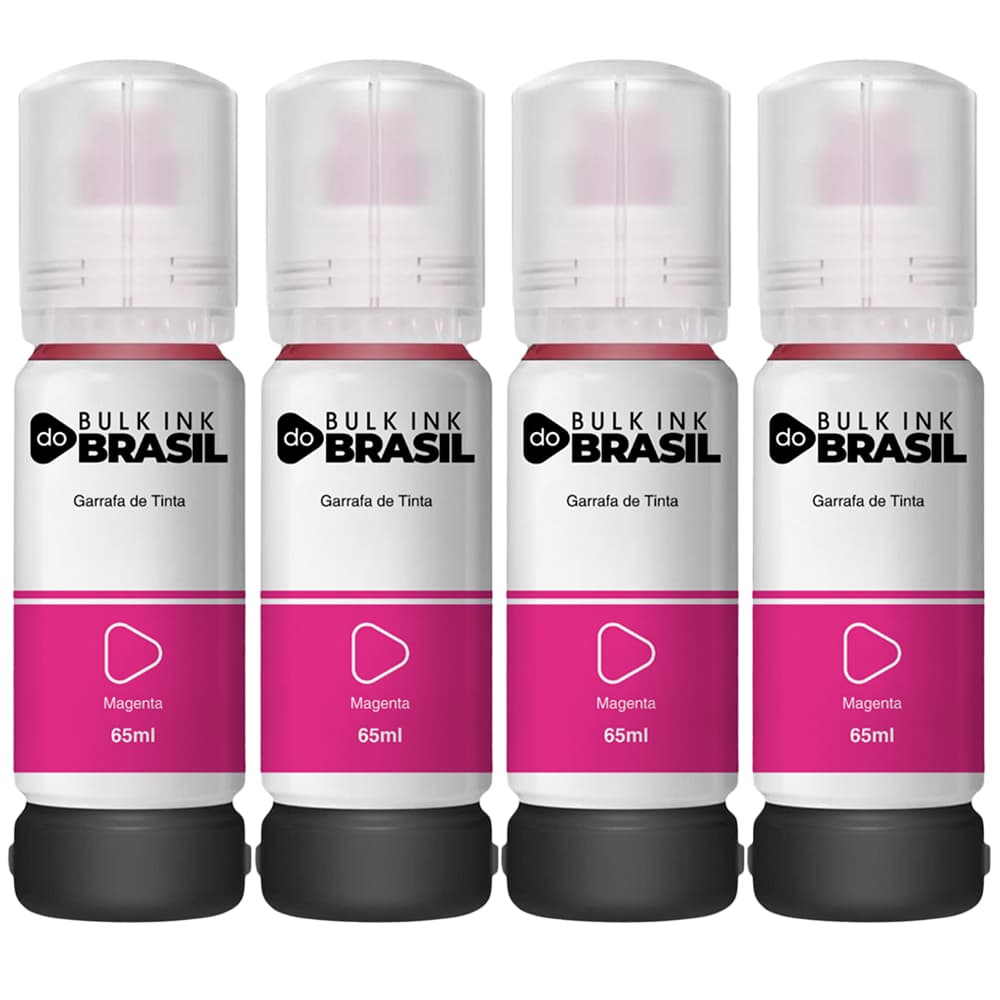 Kit 04 Tintas Compatível Para Impressoras L3110 L3150 L3210 L3250 Magenta