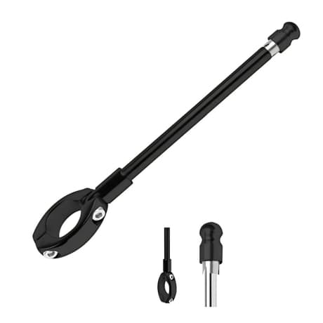 Antena Corta Pipa Moto Retrátil Anti Cerol Aço Inox Guidão