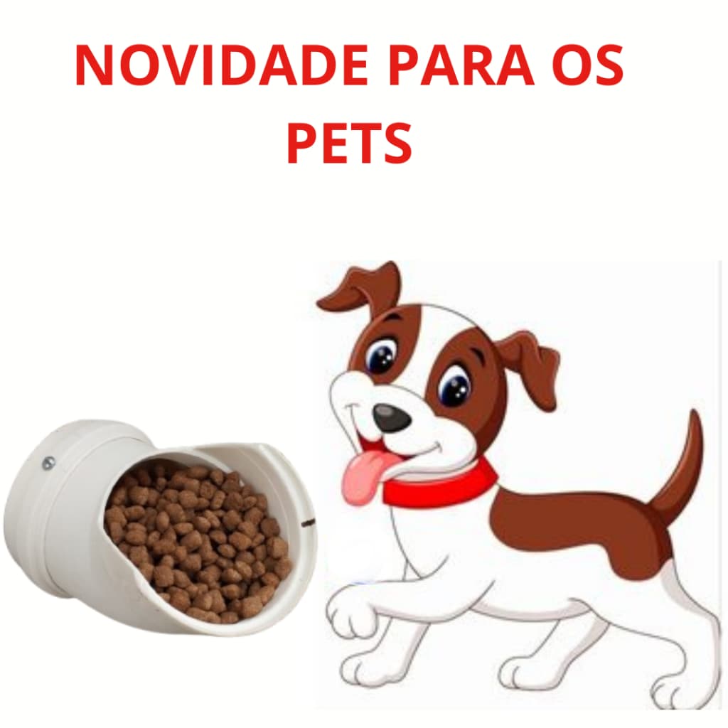COMEDOURO BEBEDOURO DOSADOR SUSPENSO PARA CÃES E GATOS