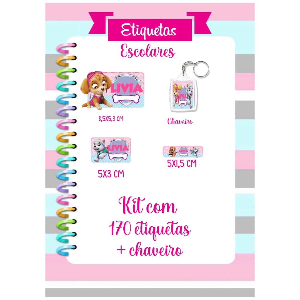 Etiqueta escolar