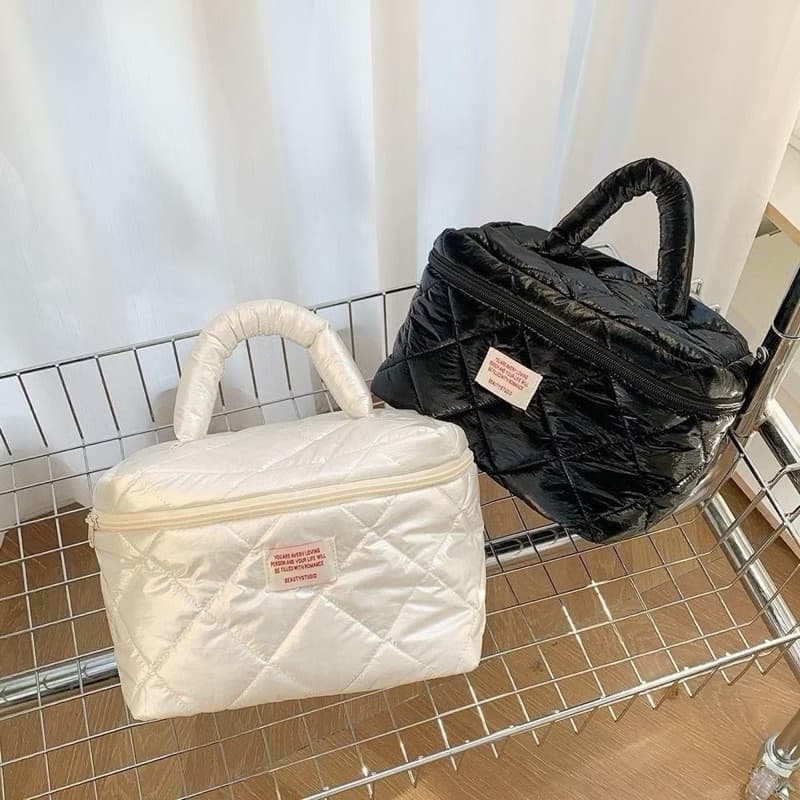Bolsa Coreana Kit De Maquiagem , Alça Leve Organizador De Bolsas Macias