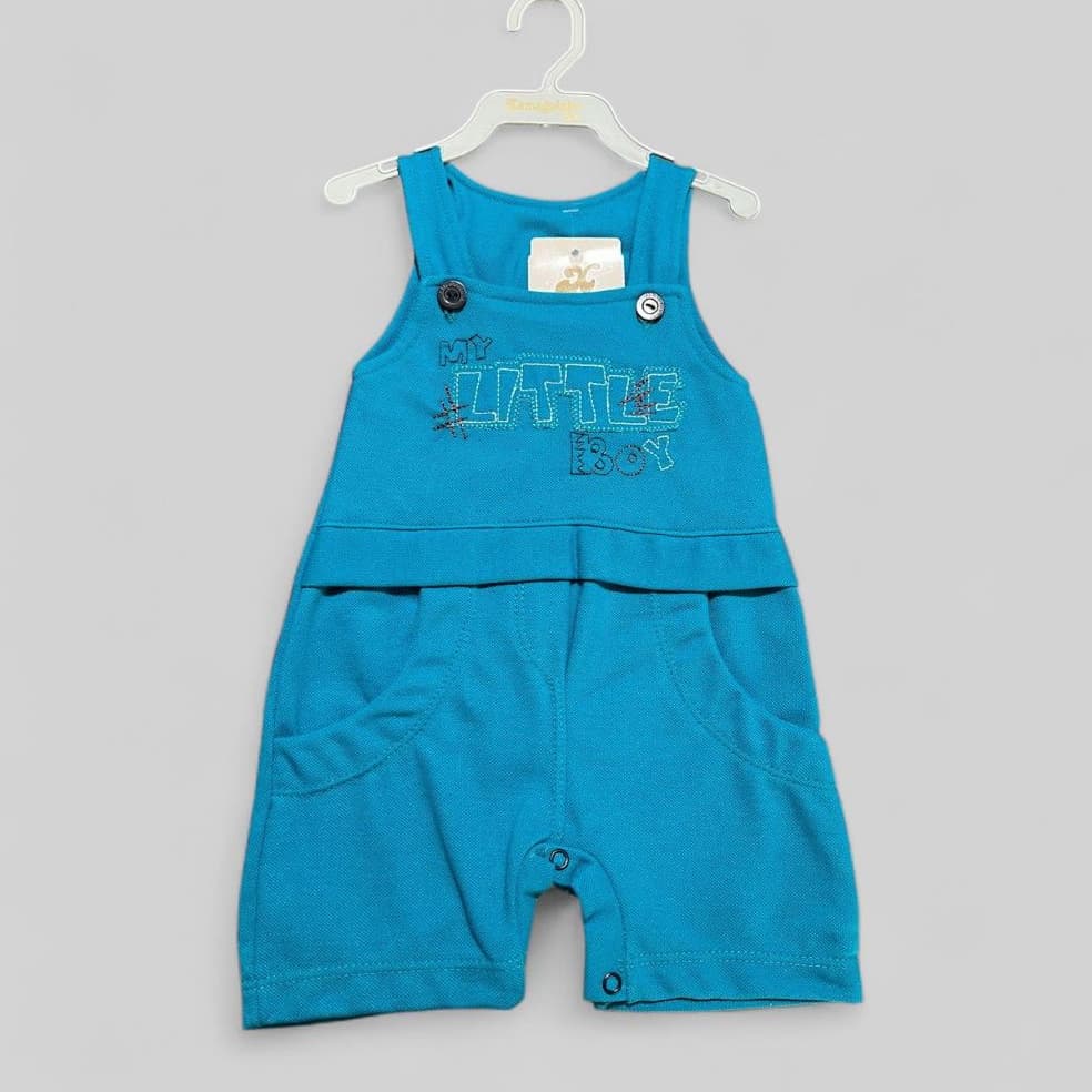 Jardineira para bebê menino de verão bordado envio imediato.