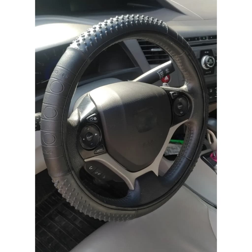 Capa De Volante Universal Emborrachada com Massageador Diversas Cores Acessório Automotivo