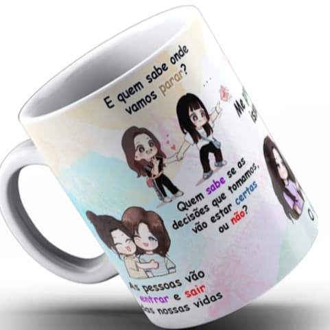 As pessoas vão entrar e sair de nossas vidas - Caneca Personalizada para amigas