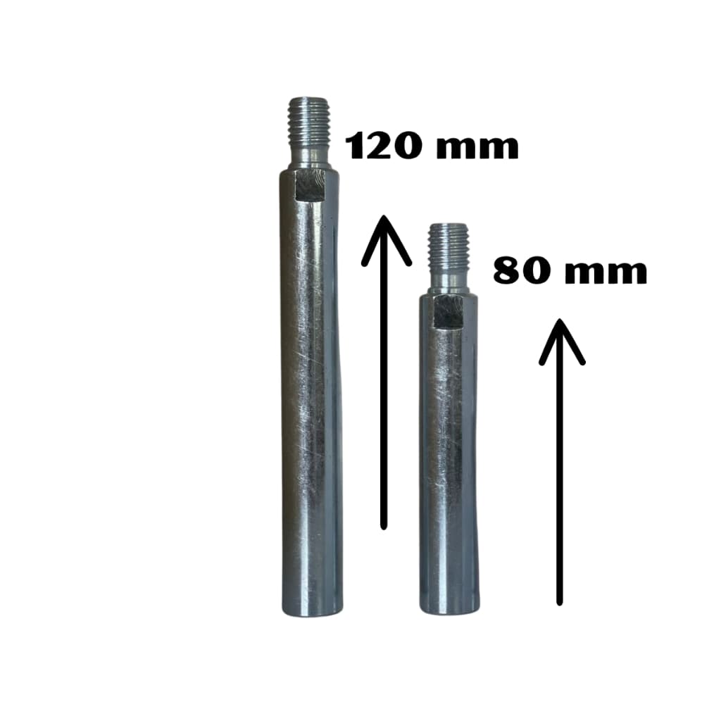 KIT 2 ADAPTADOR PROLONGADOR M14 - M14  80 e 120 MM
