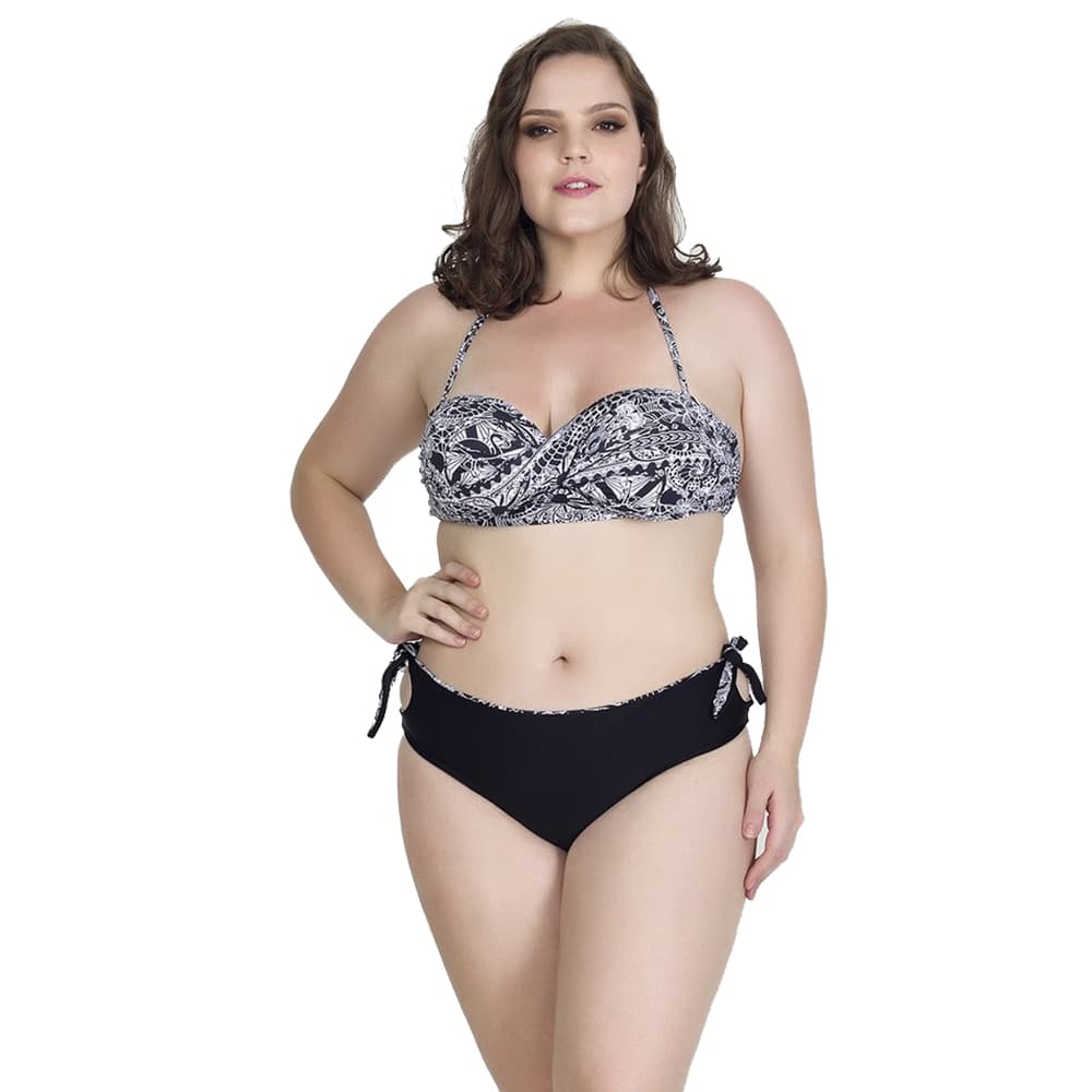 Biquíni Plus Size Com Bojo e Alça Removível  Acqua Rosa